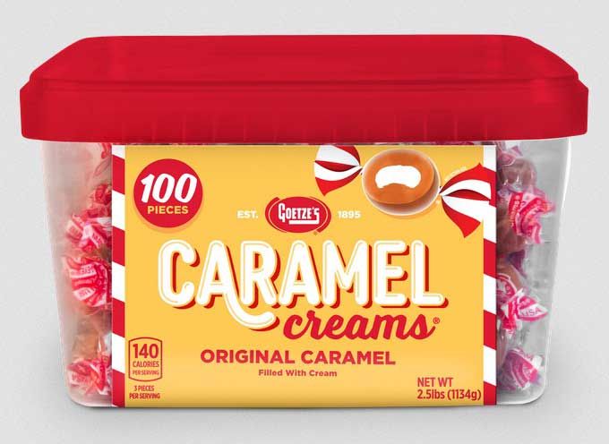 Caramel Creams Candy, 2.5 Pound -- 6 Per Case