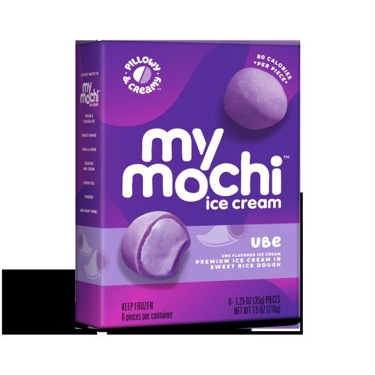 My Mochi Ube Mochi Ice Cream Balls, 6 Count -- 12 Per Case