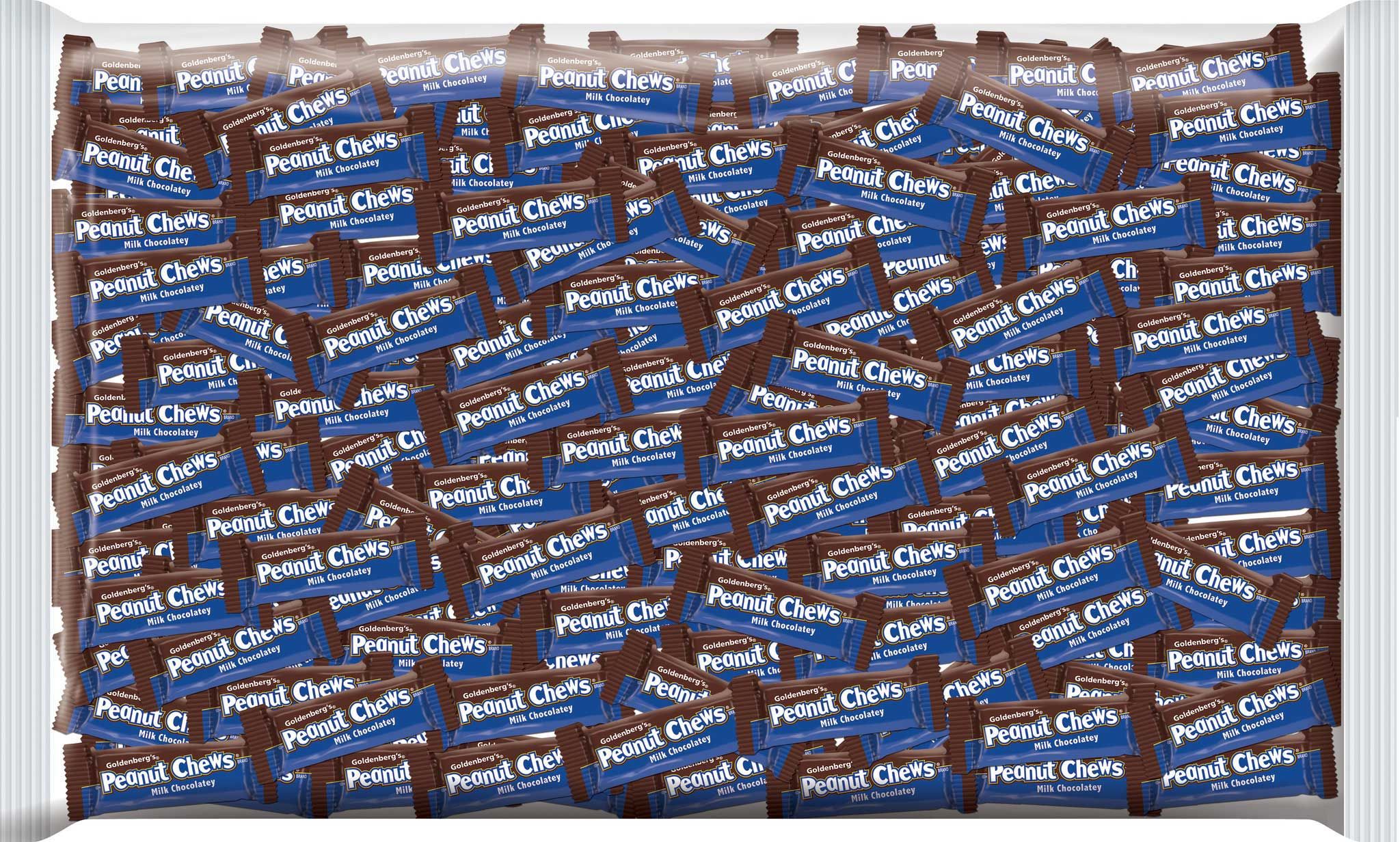 Goldenberg's Peanut Chews Bulk Milk Chocolatey Candy, 0.3 Ounce -- 900 Per Case