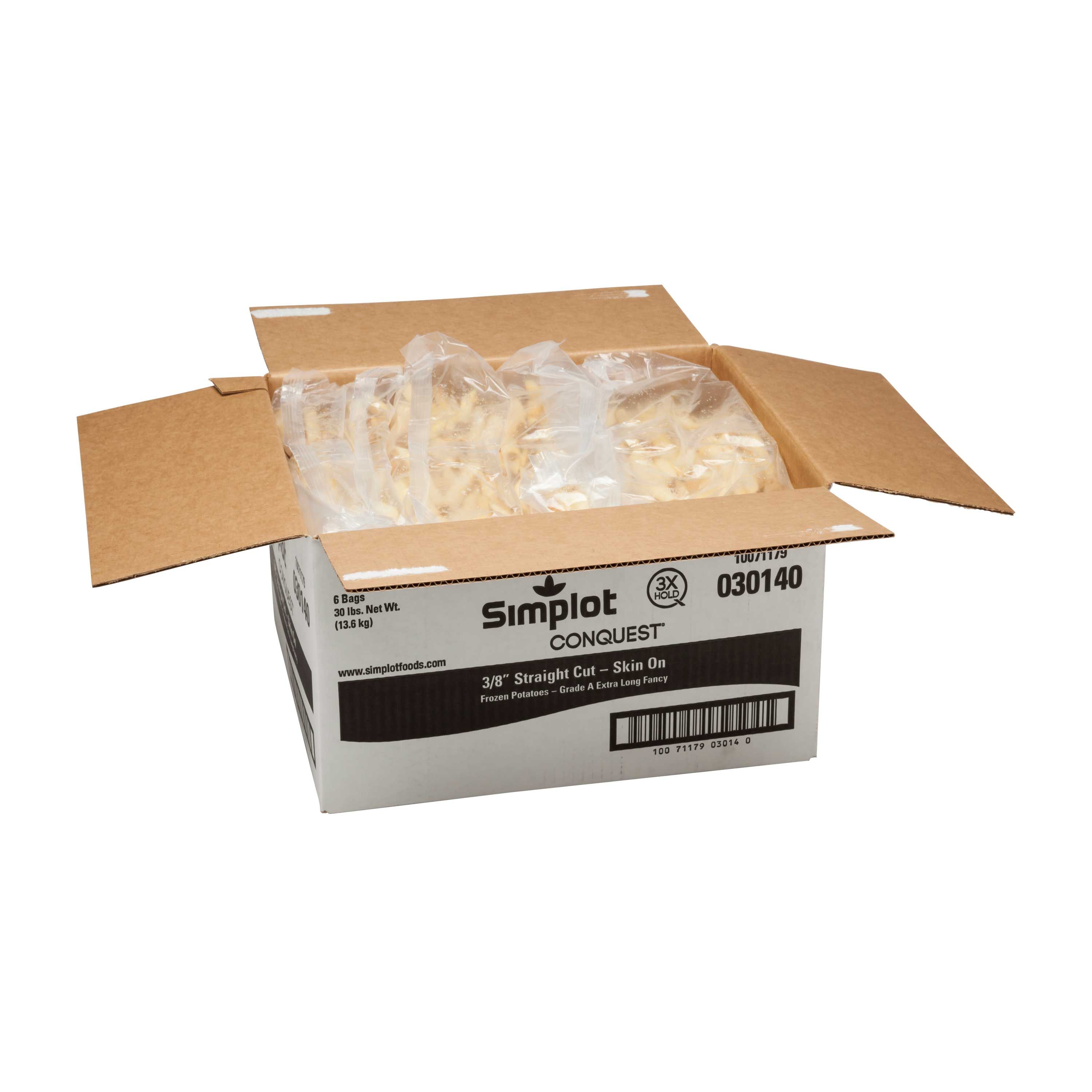 Conquest Skin On Potato Fries, 5 Pound -- 6 Per Case