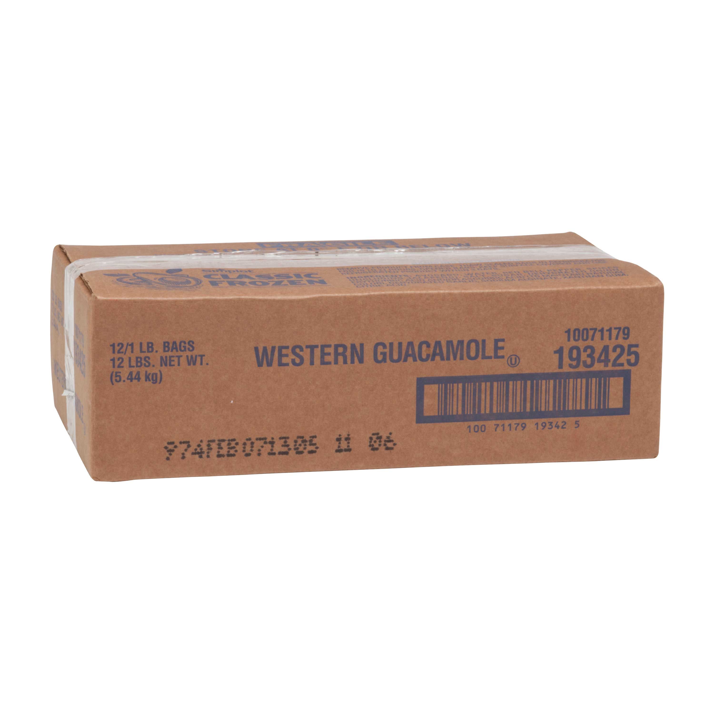 Simplot Western Style Guacamole, 1 Pound -- 12 Per Case