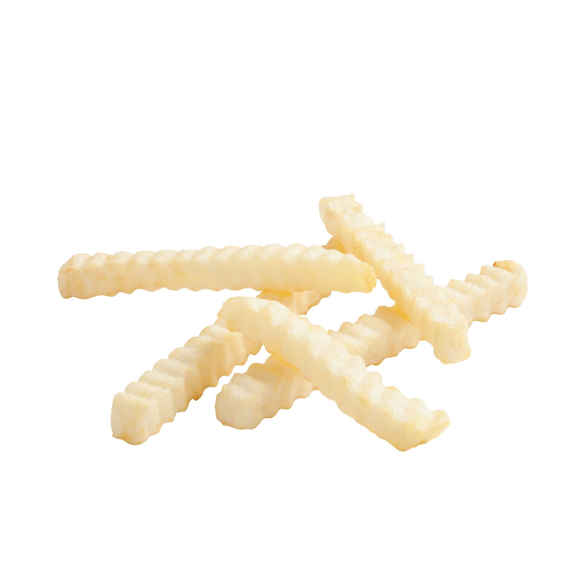 Simplot Sun Crop Extra Large Fancy Crinkle Cut Potato French Fry, 5 Pound -- 6 Per Case