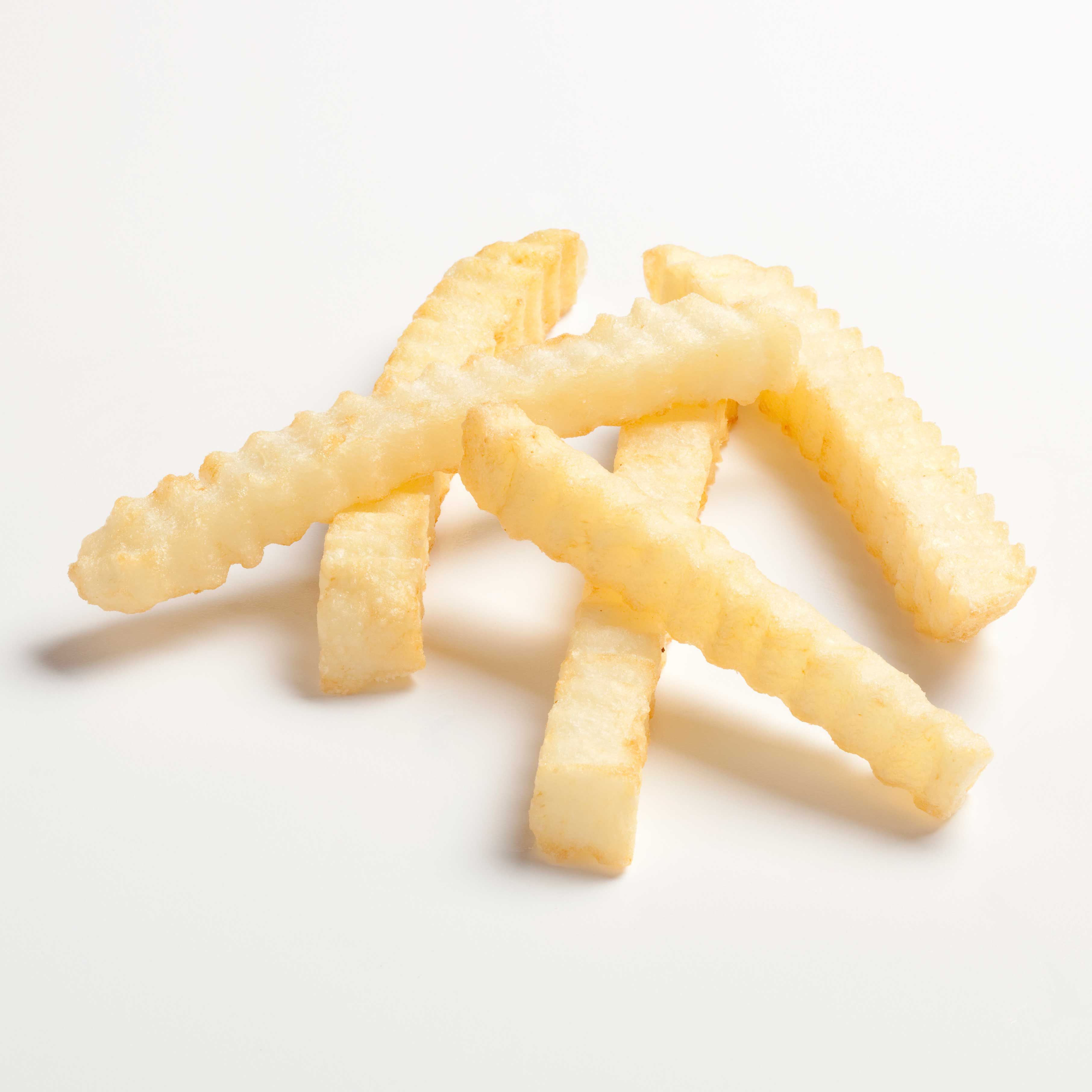 Simplot Blue Ribbon 3/8 Inch Crinkle Cut Potato Fries, 6 Pound -- 6 Per Case