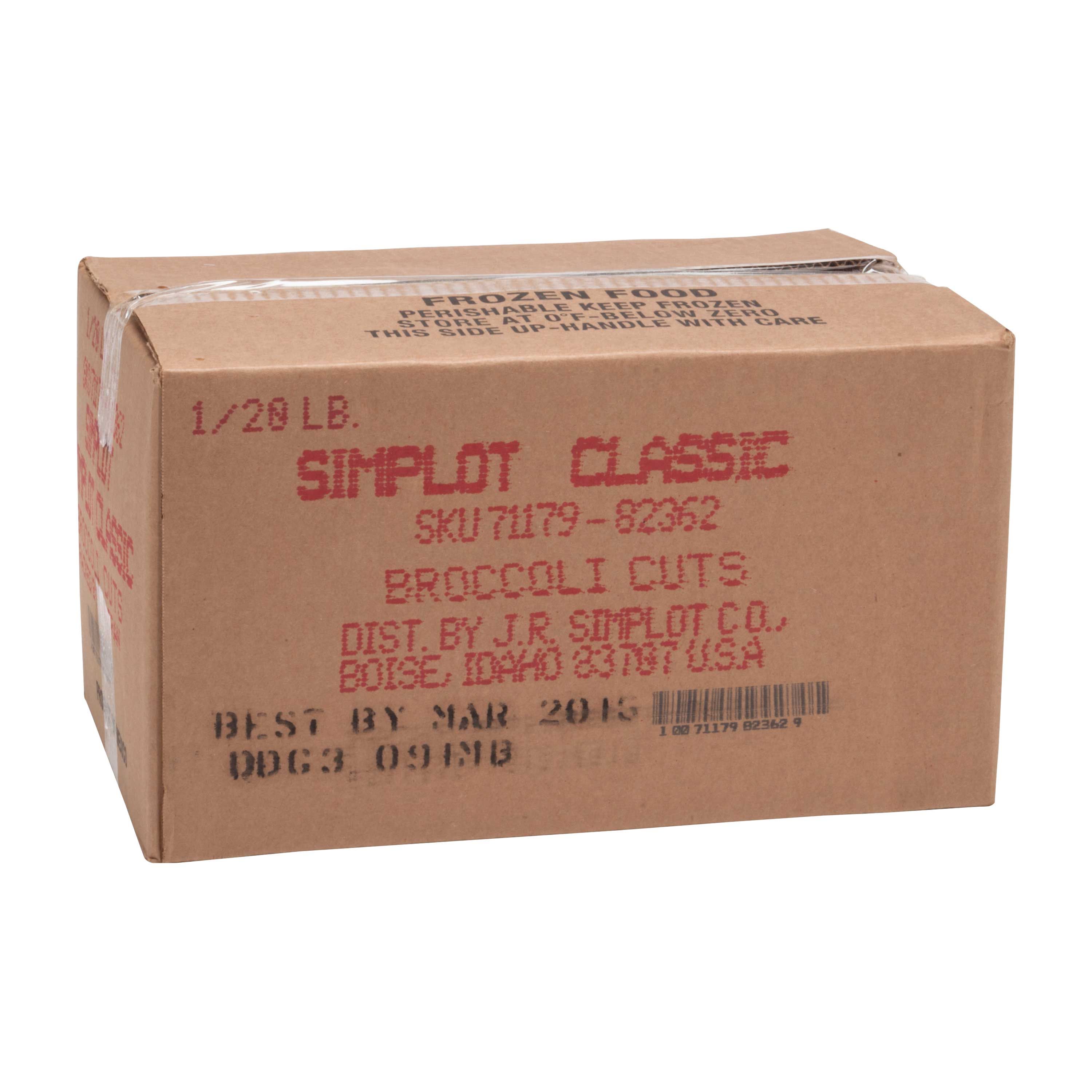 Simplot Iqf Broccoli Cuts, 20 Pound