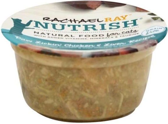 Rachel Ray Nutrish Chicken Paw Lickin Chicken And Liver Grain Free Wet Cat Food, 2.8 Ounce -- 24 Per Case