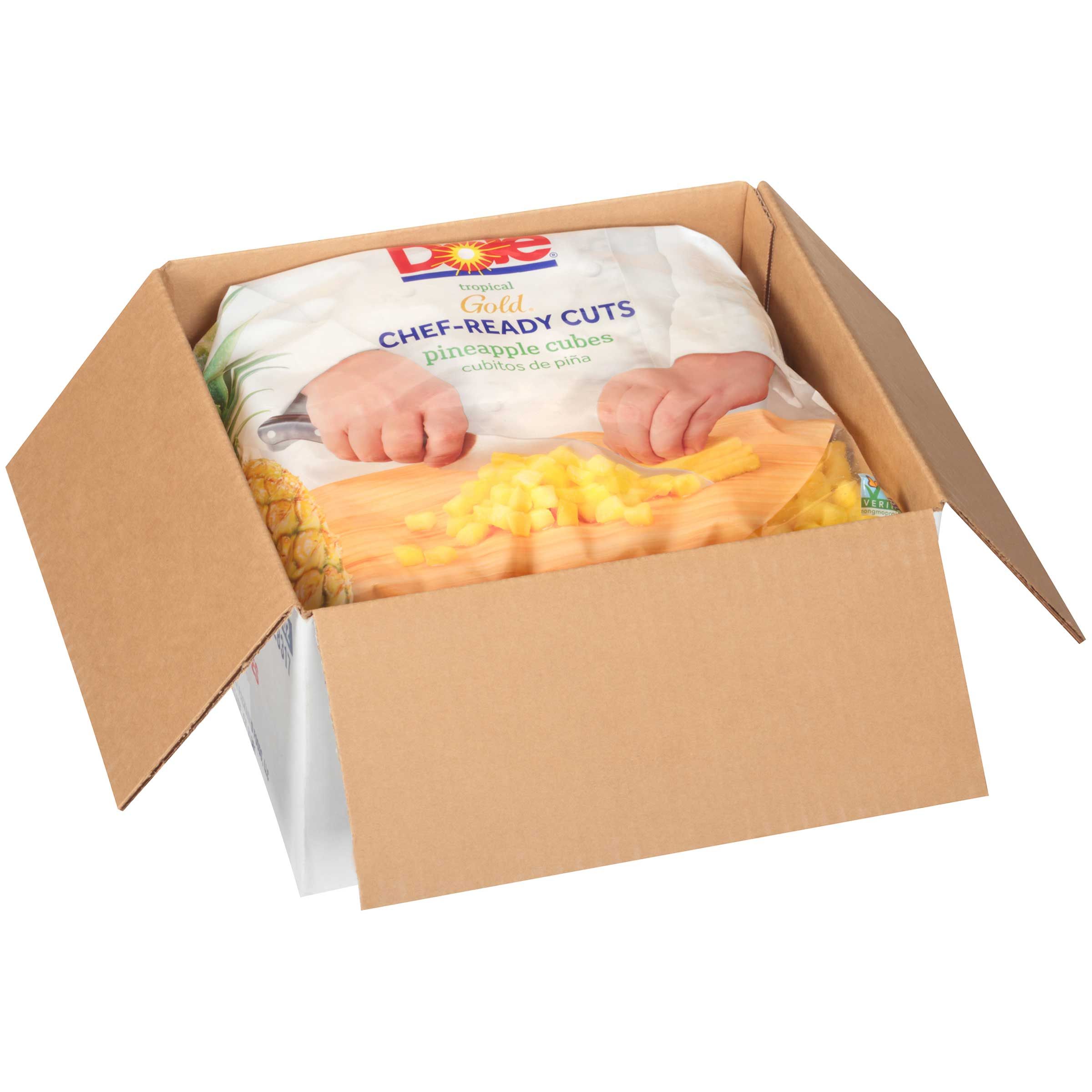 Dole Individual Quick Frozen Cubed Pineapple, 5 Pound -- 2 Per Case