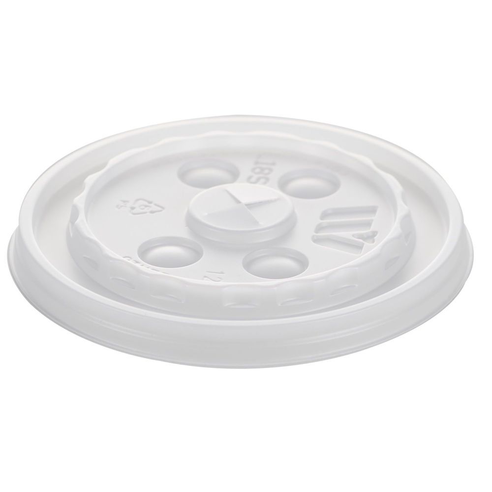 Wincup L18s Translucent Straw Slotted Lid For 12, 44 Ounce Cups -- 1000 Per Case