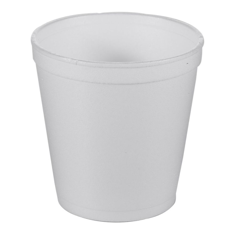 Wincup Vio F16 Hot Or Cold White Food Container, 16 Ounce Capacity -- 500 Per Case