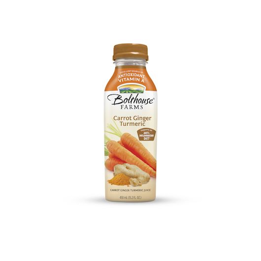 Bolthouse Farms Carrot Ginger Turmeric Juice, 15.2 Fluid Ounce -- 6 Per Case