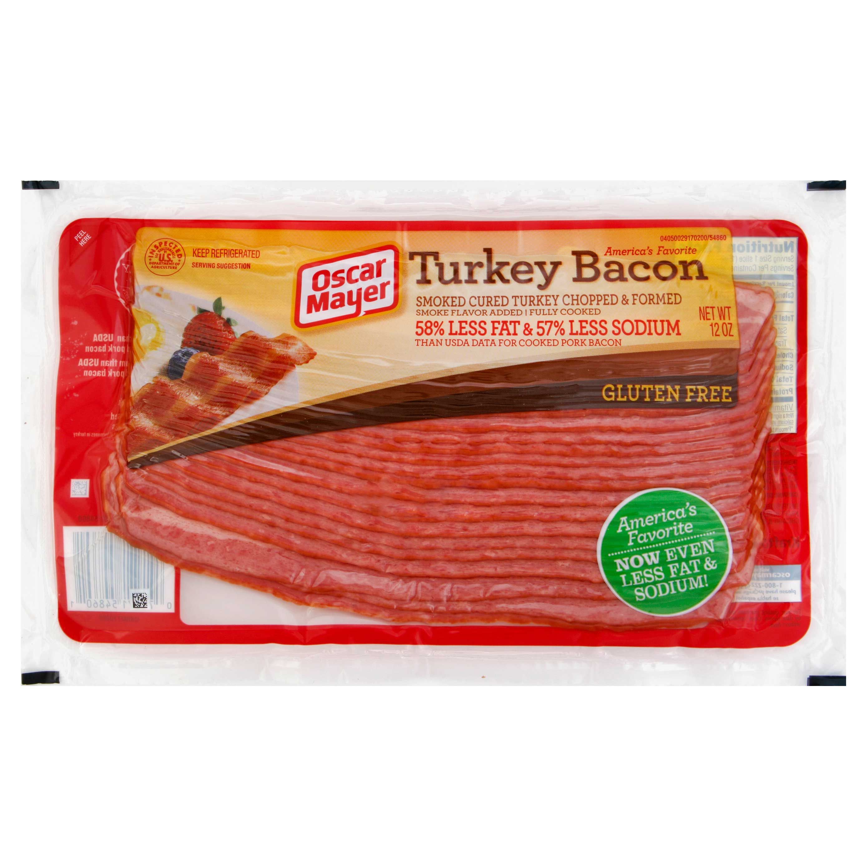 Oscar Mayer Louis Rich Sliced Turkey Bacon, 12 Ounce -- 16 Per Case