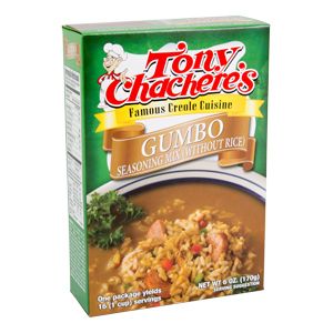 Tony Chachere's Gumbo Seasoning Without Rice, 6 Ounce -- 12 Per Case