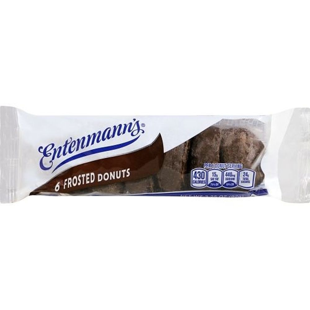 Entenmann's Frosted Donuts, 6 Count -- 48 Per Case