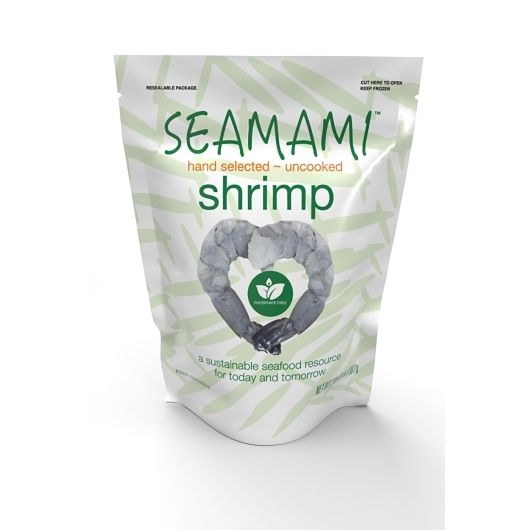 Harvest Of The Sea/seamami 21-25 Count No Phosphate Raw Peeled Deveined Tail Off White Shrimp, 2 Pound -- 5 Per Case