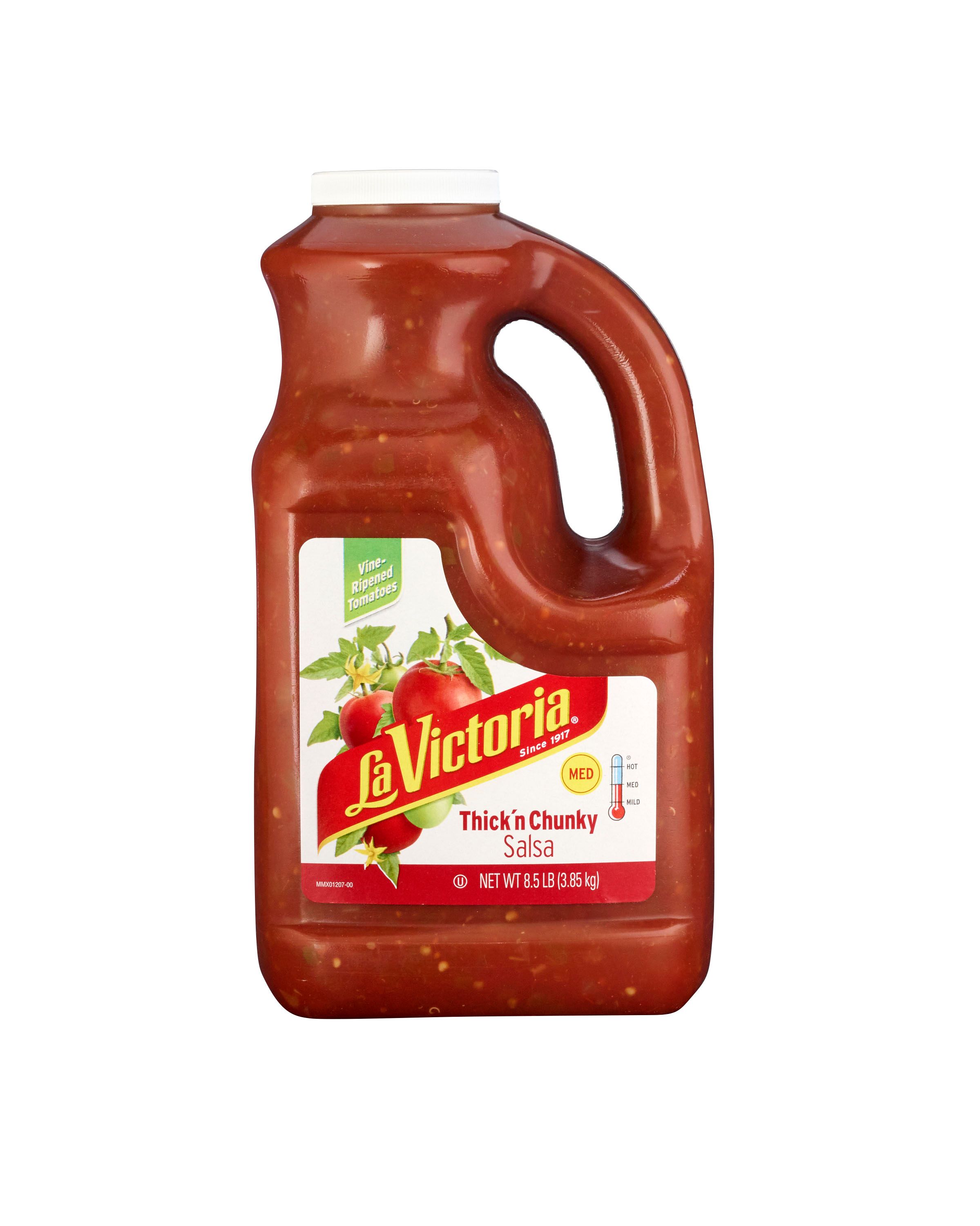 La Victoria/alamo Street Salsa, Medium, Thick & Chunky, 1 Gallon -- 4 Per Case