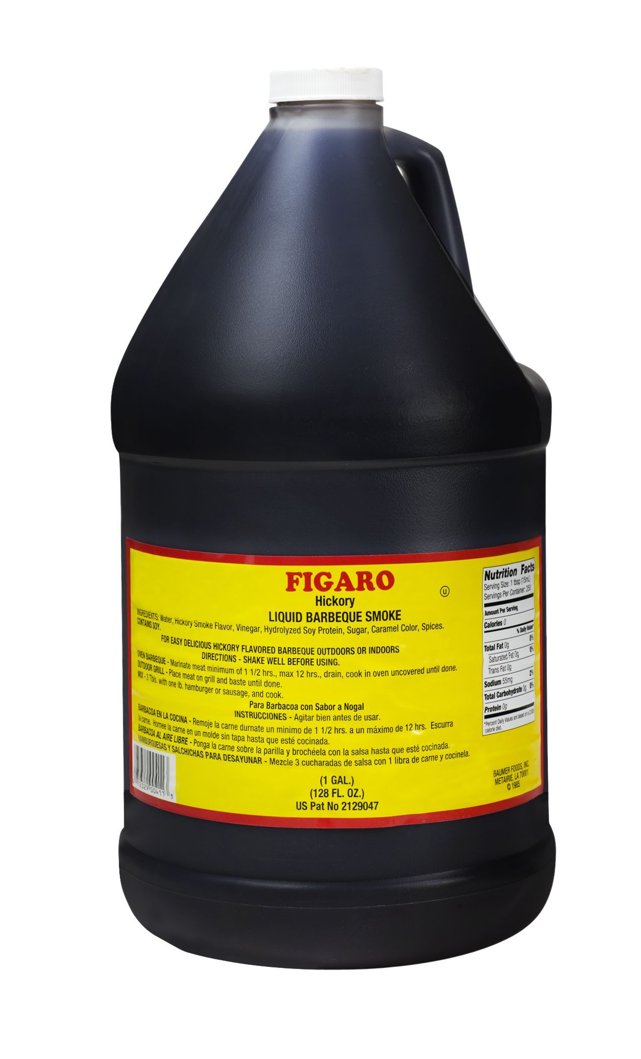 Figaro Hickory Liquid Smoke Sauce, 1 Gallon -- 4 Per Case