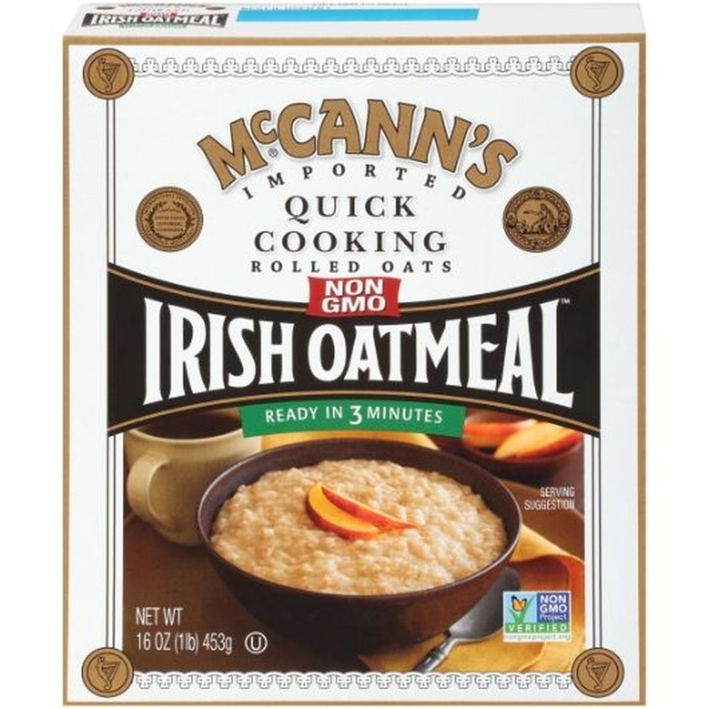Mccann's Quick Cook Irish Rolled Oats, 16 Ounce -- 12 Per Case