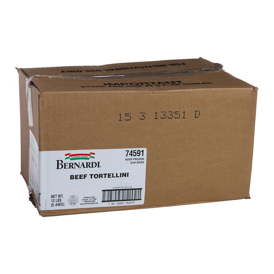 Bernardi Beef Tortellini, 4 Pound -- 3 Per Case
