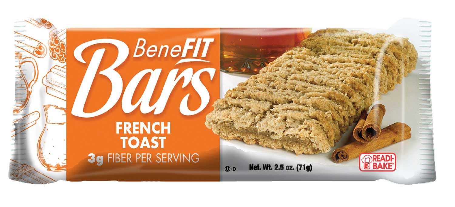 Readi-bake Benefit Bar French Toast, 2.5 Ounce -- 48 Per Case