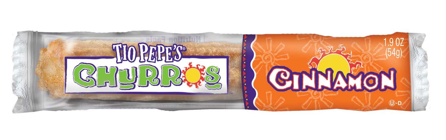 Hola Churros Individually Wrapped Whole Grain Cinnamon Churro, 1.48 Ounce -- 100 Per Case
