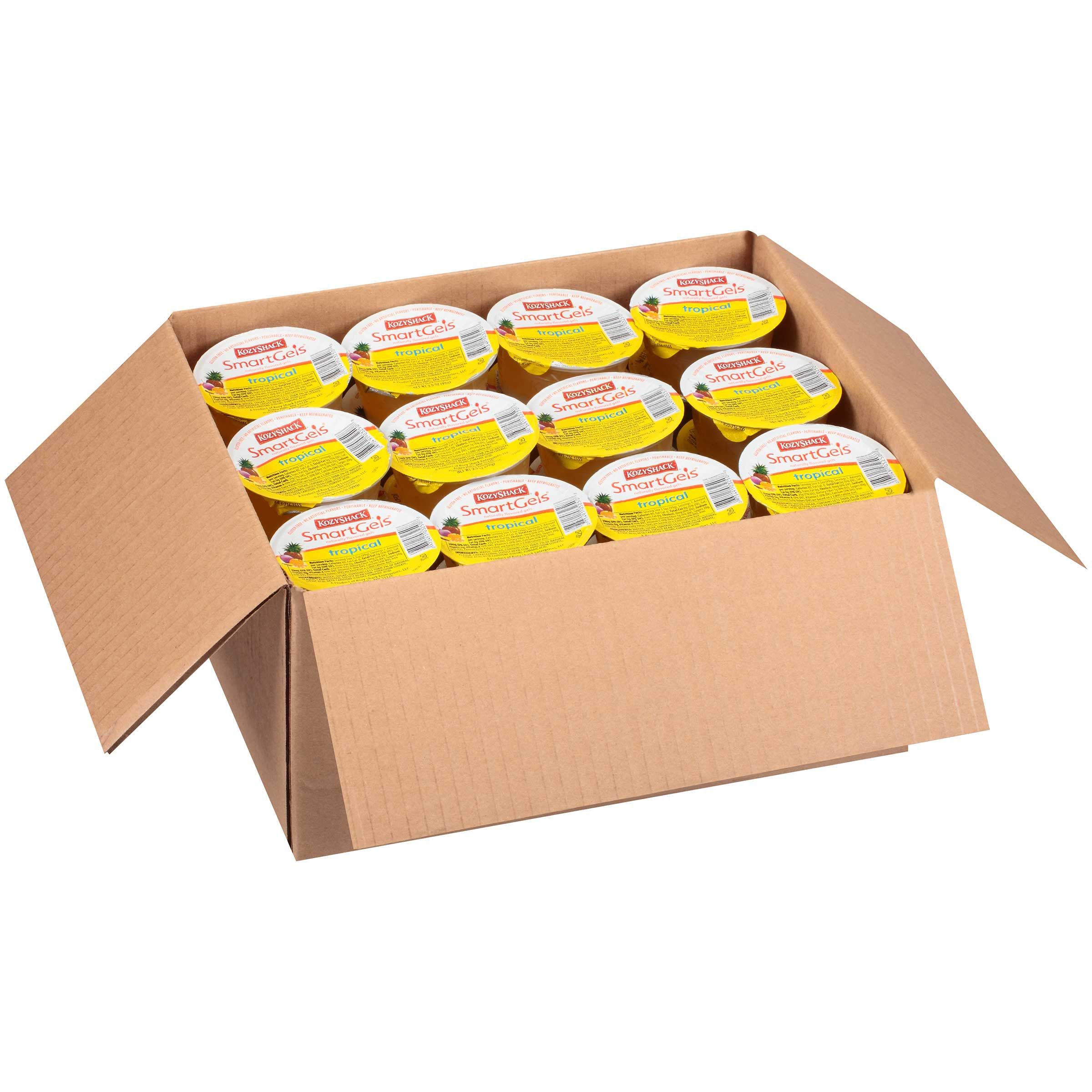 Kozy Shack Tropical Smartgels, 3.5 Ounce -- 48 Per Case