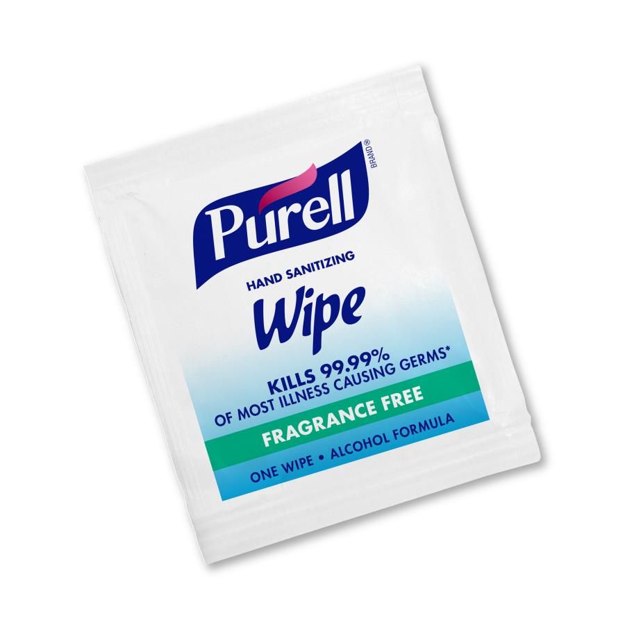 Purell Sanitizing Hand Wipe -- 1000 Per Case