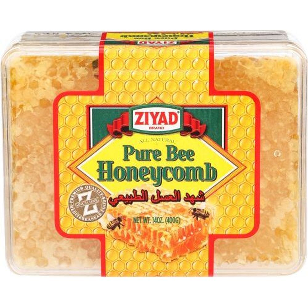 Ziyad Pure Bee Honey Comb, 14 Ounce -- 18 Per Case