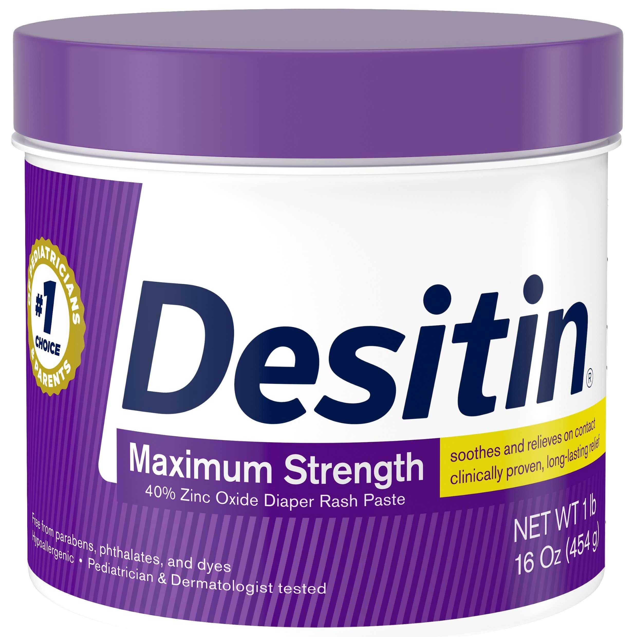 Desitin Zinc Oxide Diaper Rash Ointment, 16 Ounce -- 12 Per Case