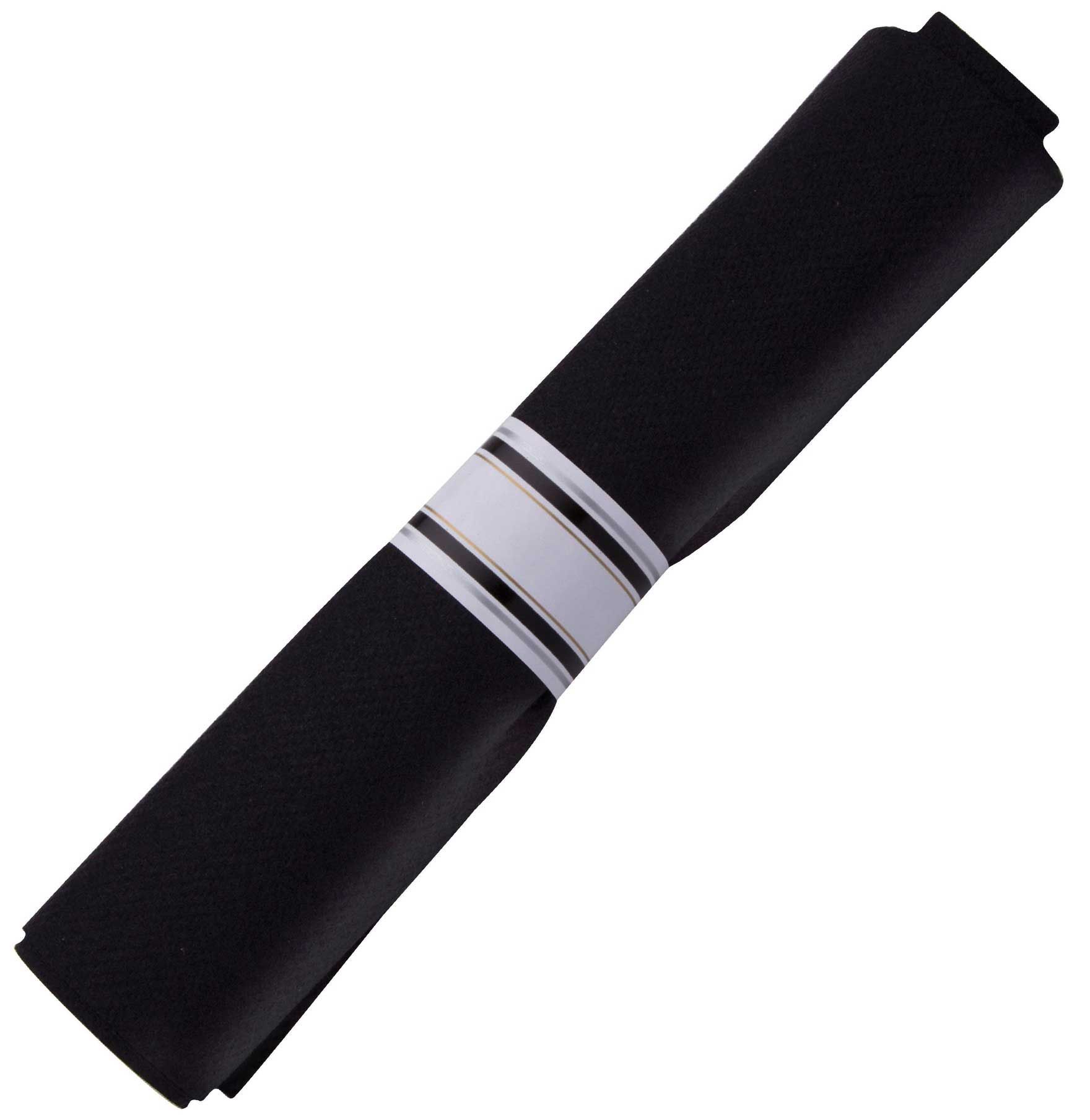 Wna Reflections Fork Knife Teaspoon Black Napkin Roll -- 120 Per Case