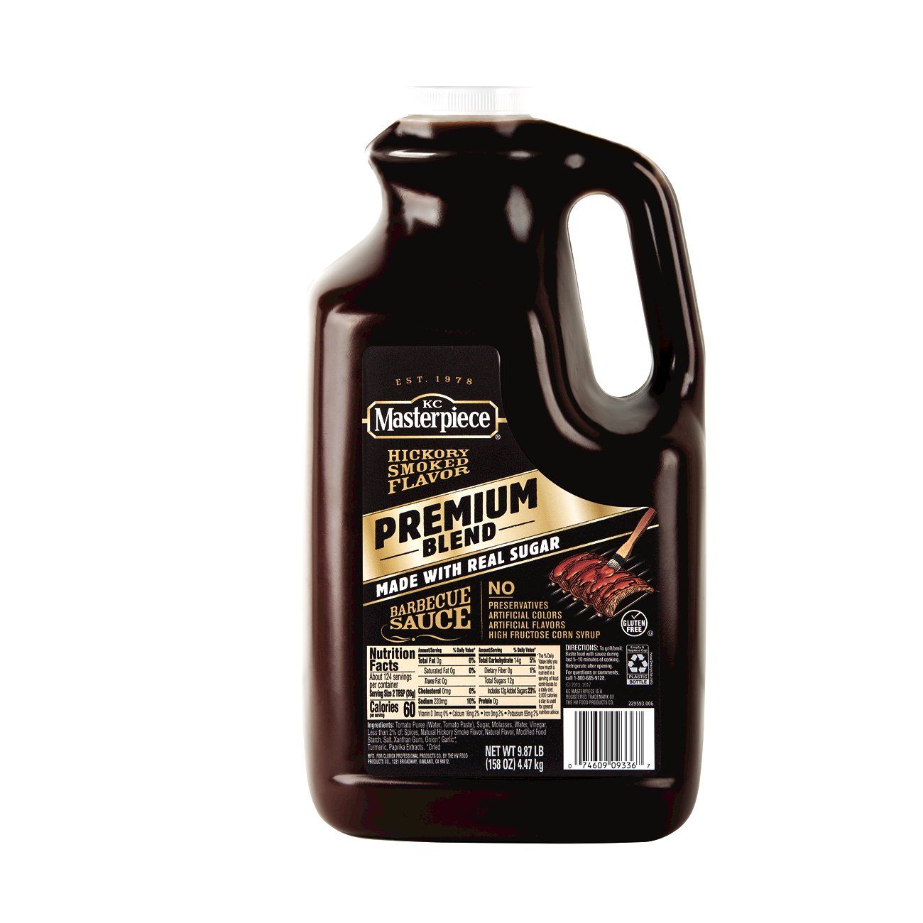 Kc Masterpiece Premium Blend Barbecue Sauce, 158 Ounce -- 4 Per Case