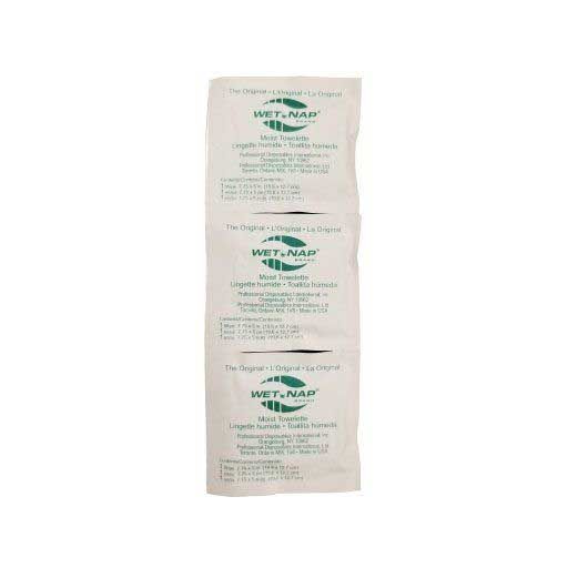 Sani Professional Nice Pak White Individually Packaged Polybagged Hand Wipes, 5 X 8 Inch, 100 Count -- 10 Per Case