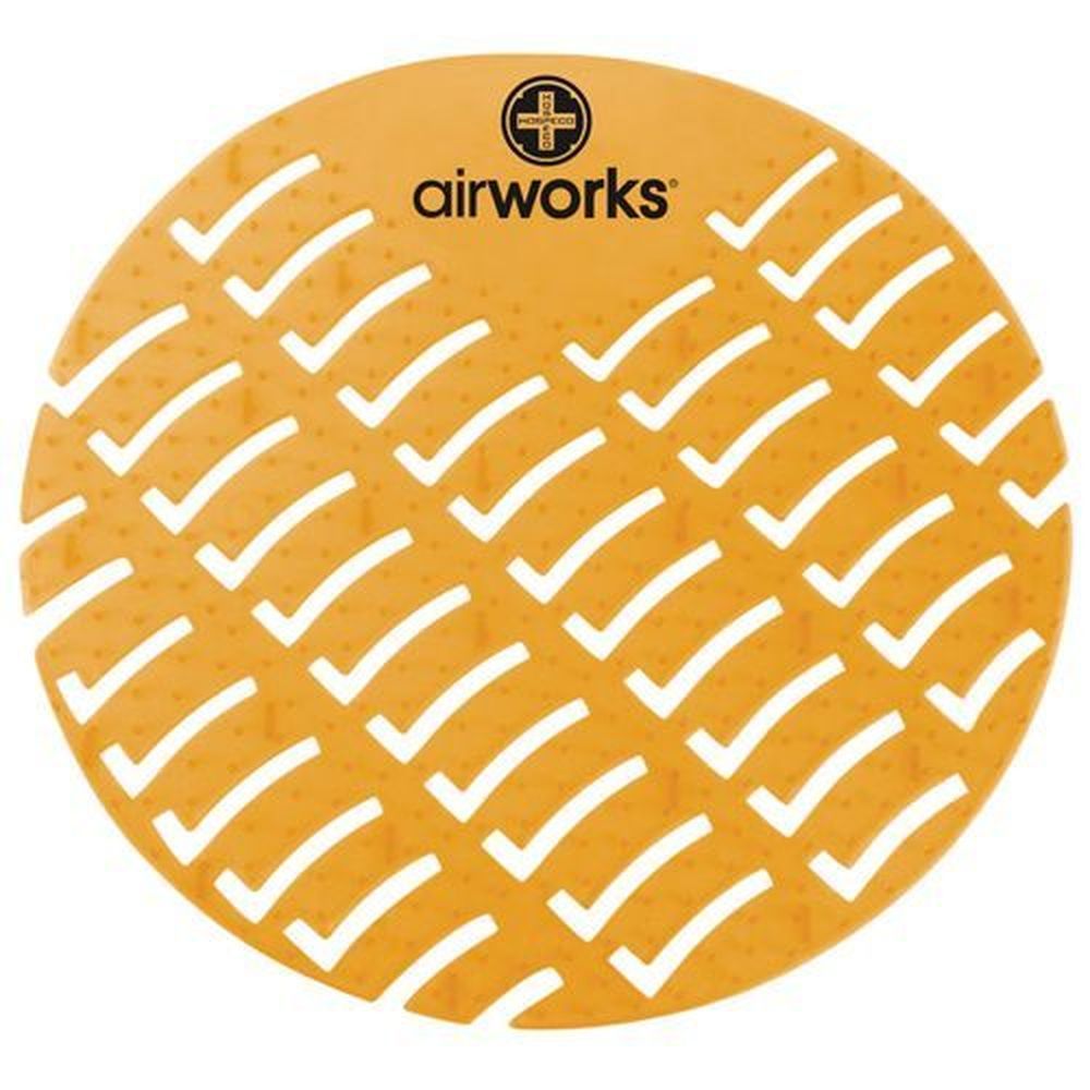 Airworks Orange Mango Urinal Screen -- 10 Per Case