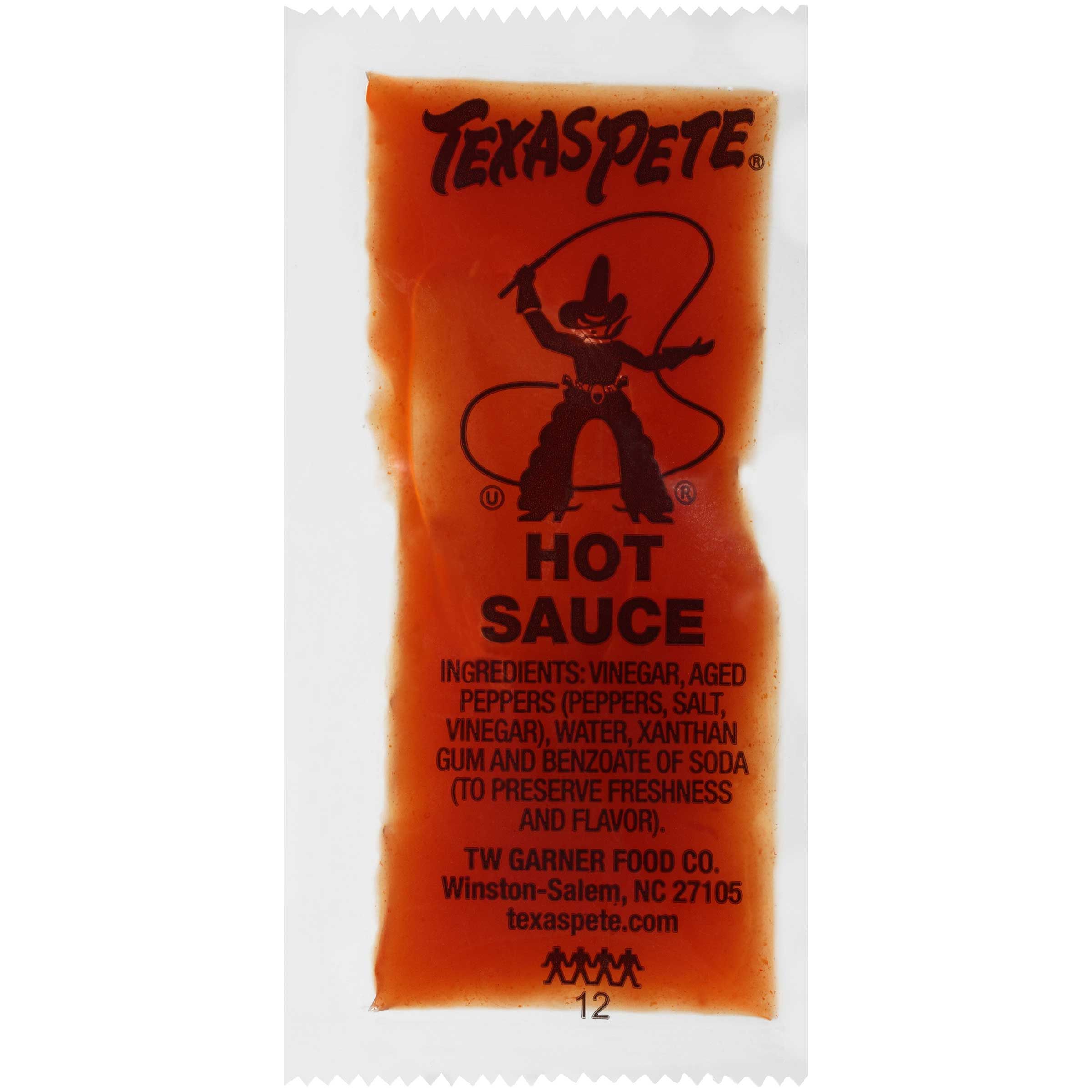 Texas Pete Hot Sauce Packets, 7 Gram -- 200 Per Case