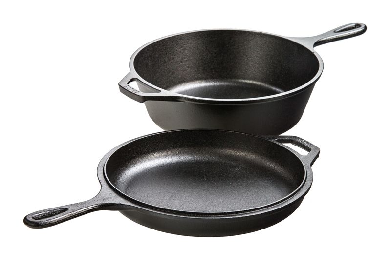 Lodge Cast Iron Combo Cooker, 3.3 Quart -- 2 Per Case