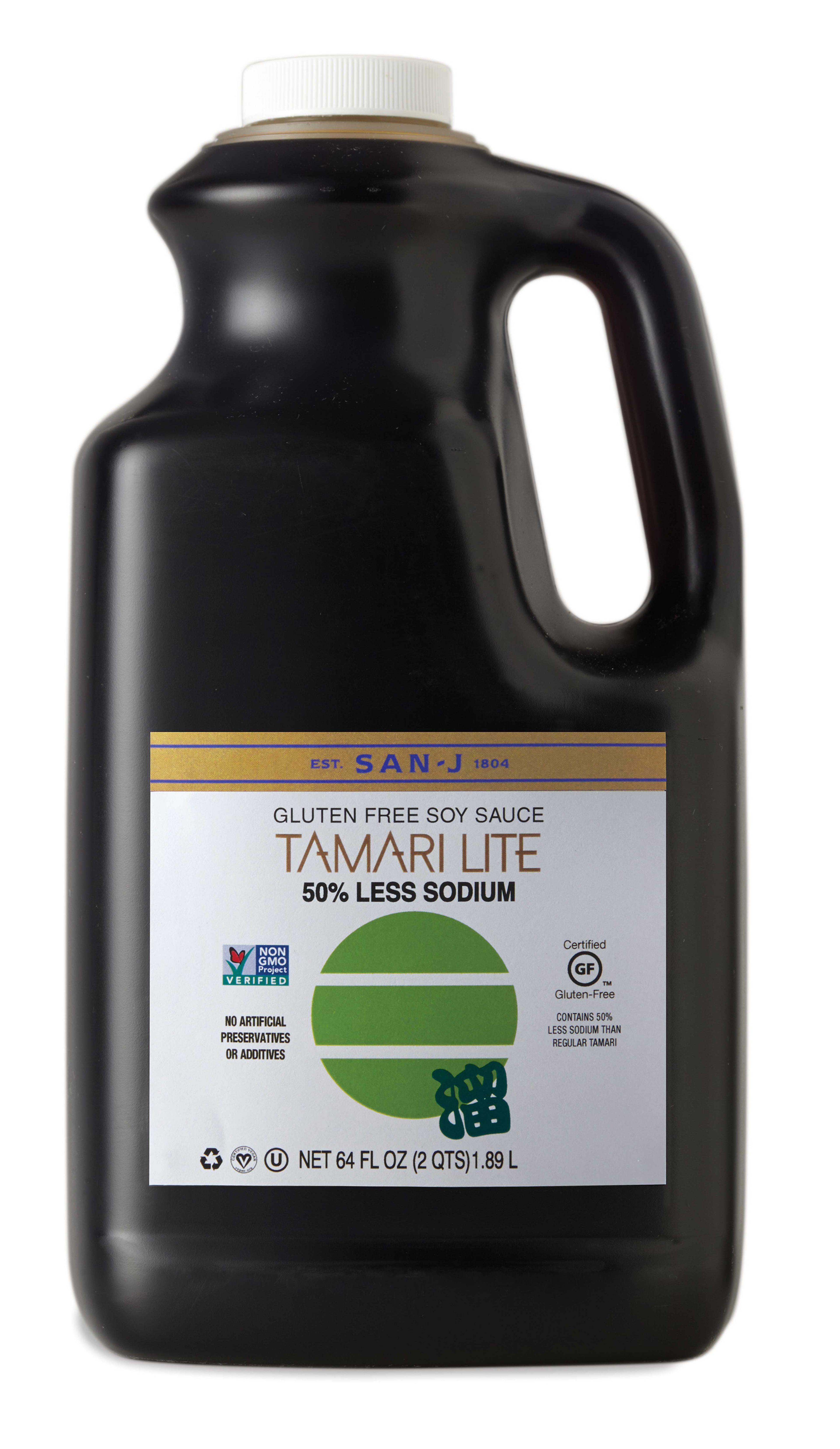 San-j Tamari Lite Soy Sauce, 64 Fluid Ounce -- 6 Per Case