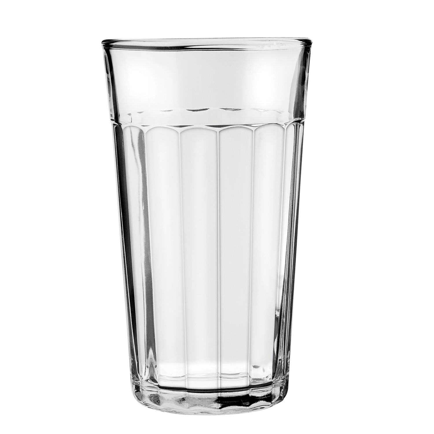 Anchor Hocking Tempered Rim Ribware Beverage Glass,12 Ounce -- 36 Per Case