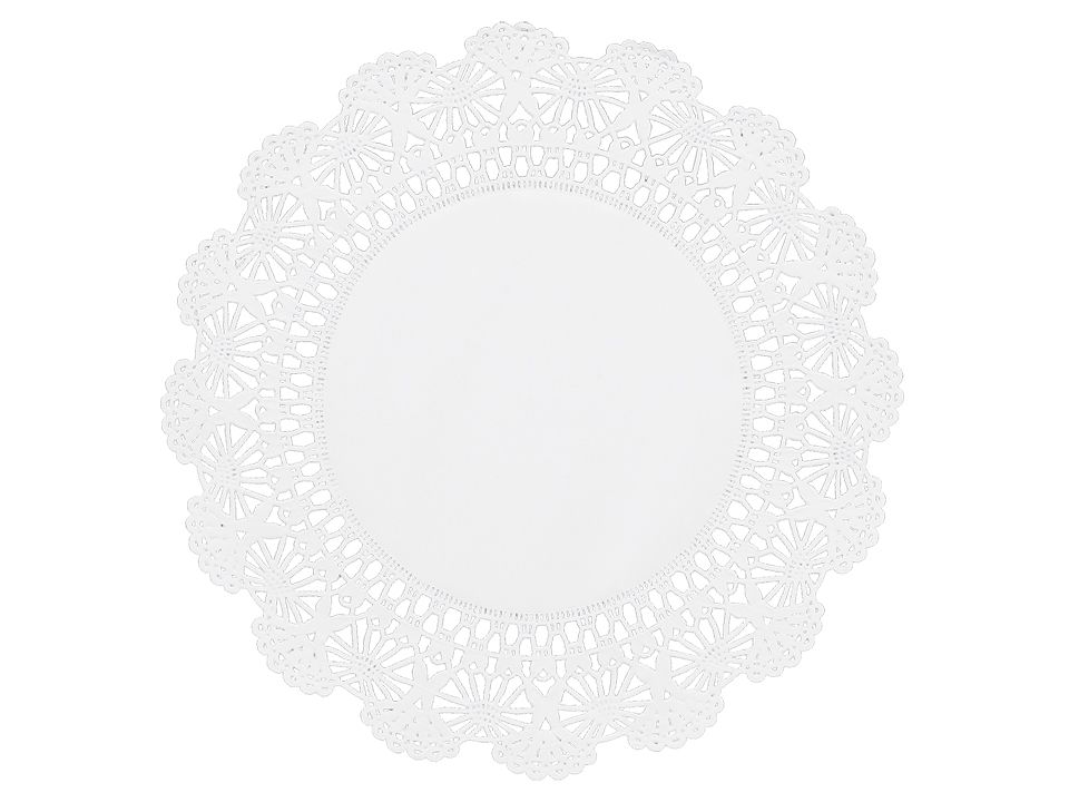 Brooklace White Cambridge Paper Doily, 5 Inch -- 10000 Per Case