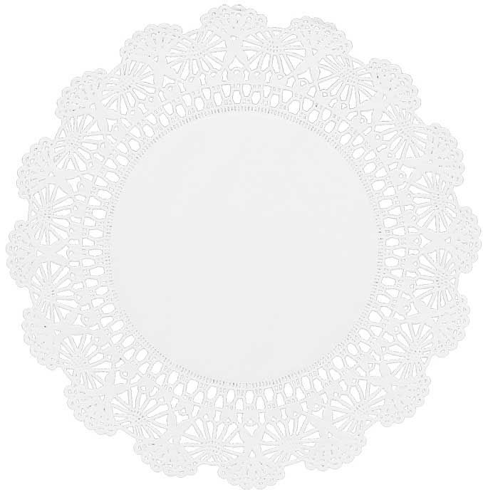 Brooklace White Cambridge Paper Doily, 6 Inch -- 10000 Per Case