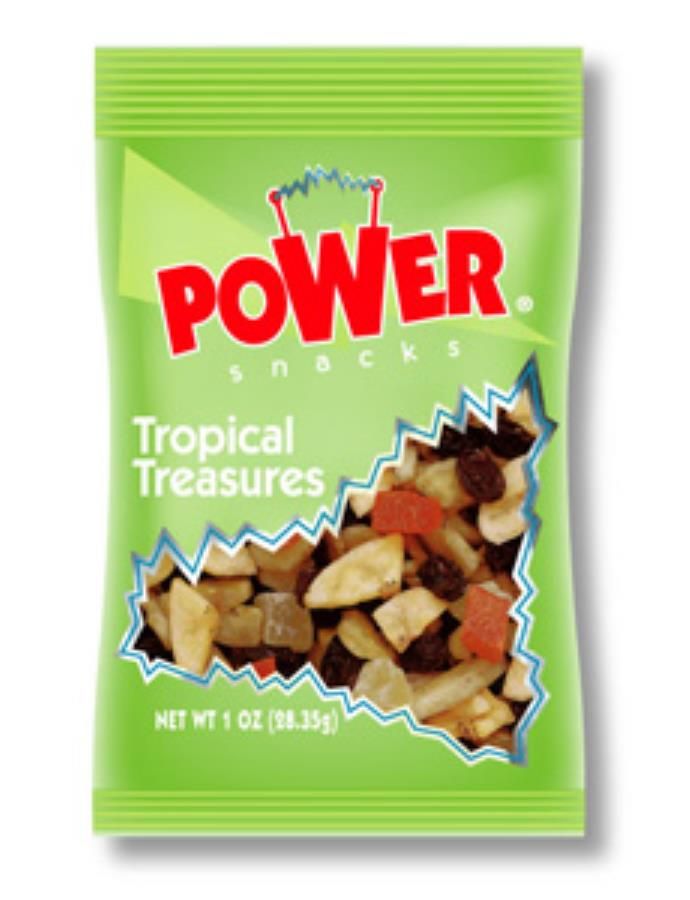 Power Snacks Tropical Treasures, 1 Ounce -- 150 Per Case