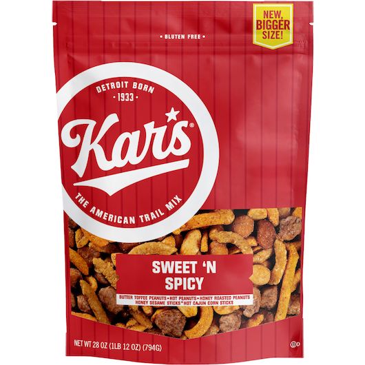 Kar's Sweet And Spicy Mix, 28 Ounce -- 6 Per Case