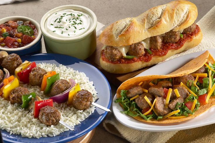 Italian Village Chicken And Beef Meatball, 1 Ounce -- 2 Per Case