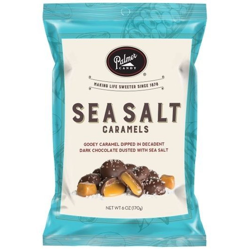Palmer Sea Salt Caramels, 6 Ounce -- 12 Per Case