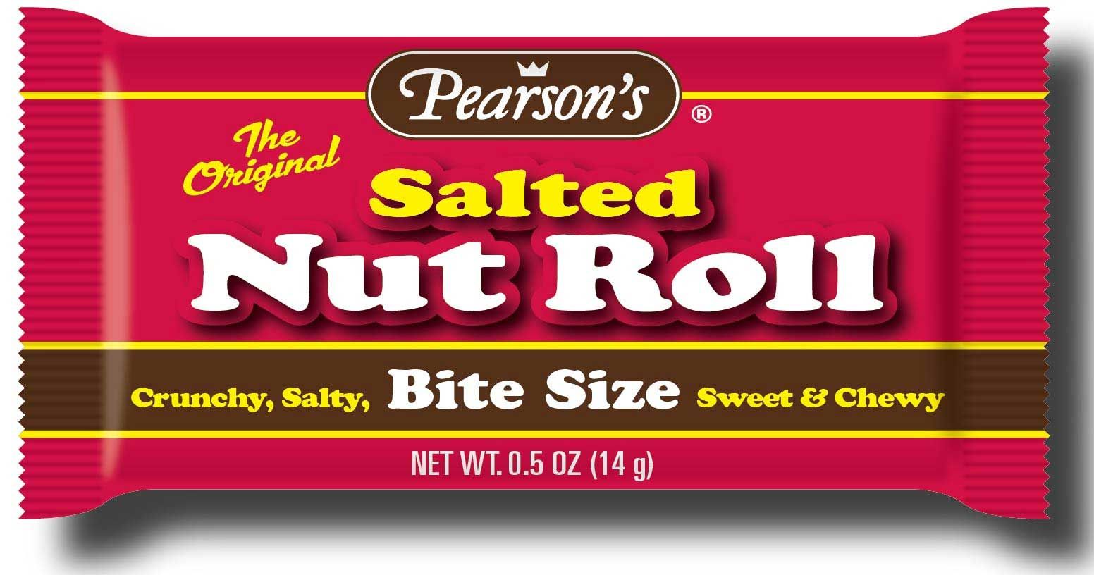 Pearson's Bite Size Salted Nut Roll Candy, 0.5 Ounce -- 800 Per Case