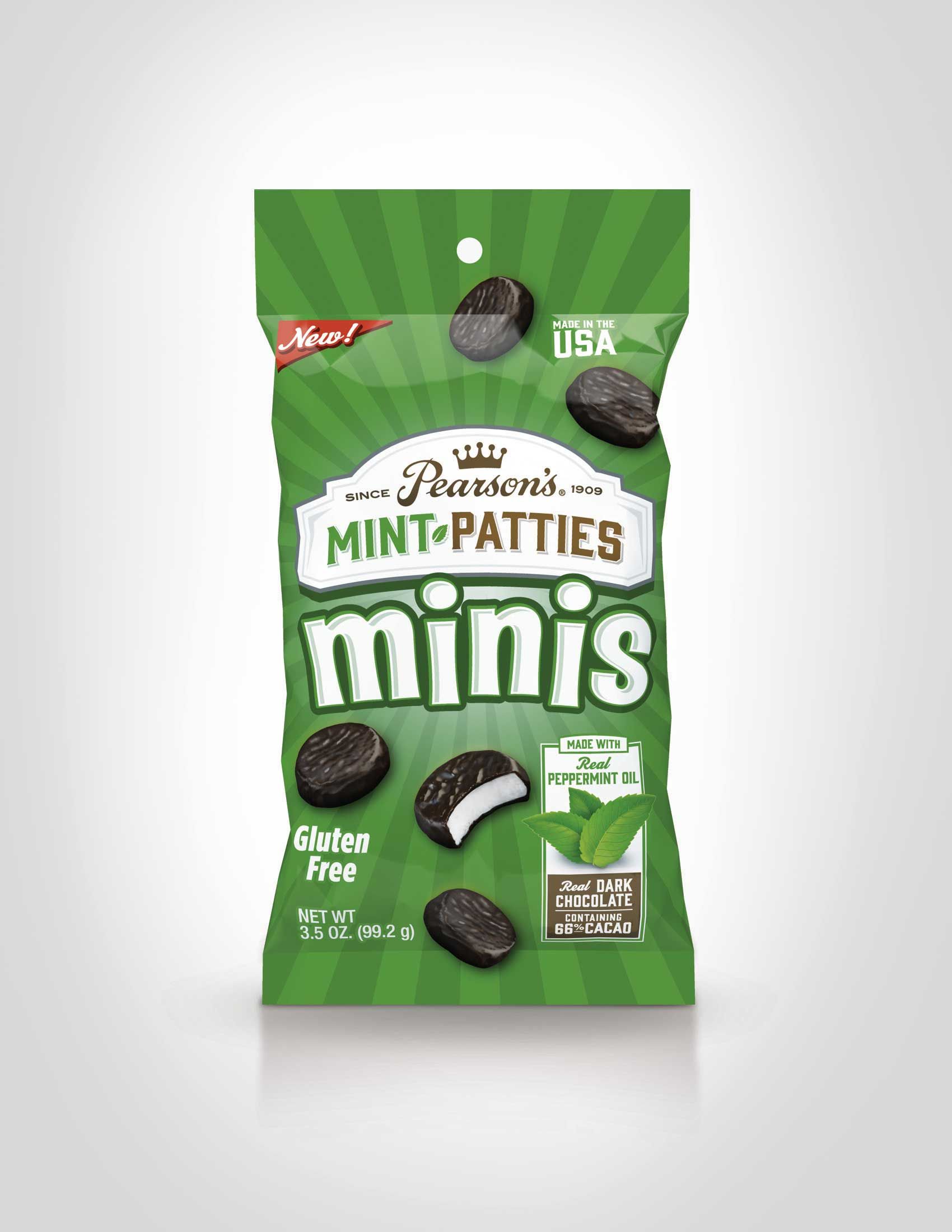 Pearson's Mint Mini Patties, 8 Ounce -- 8 Per Case