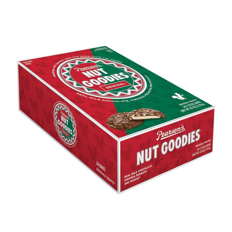 Pearson's Nut Goodie Bar, 1.75 Ounce, 24 Count -- 12 Per Case