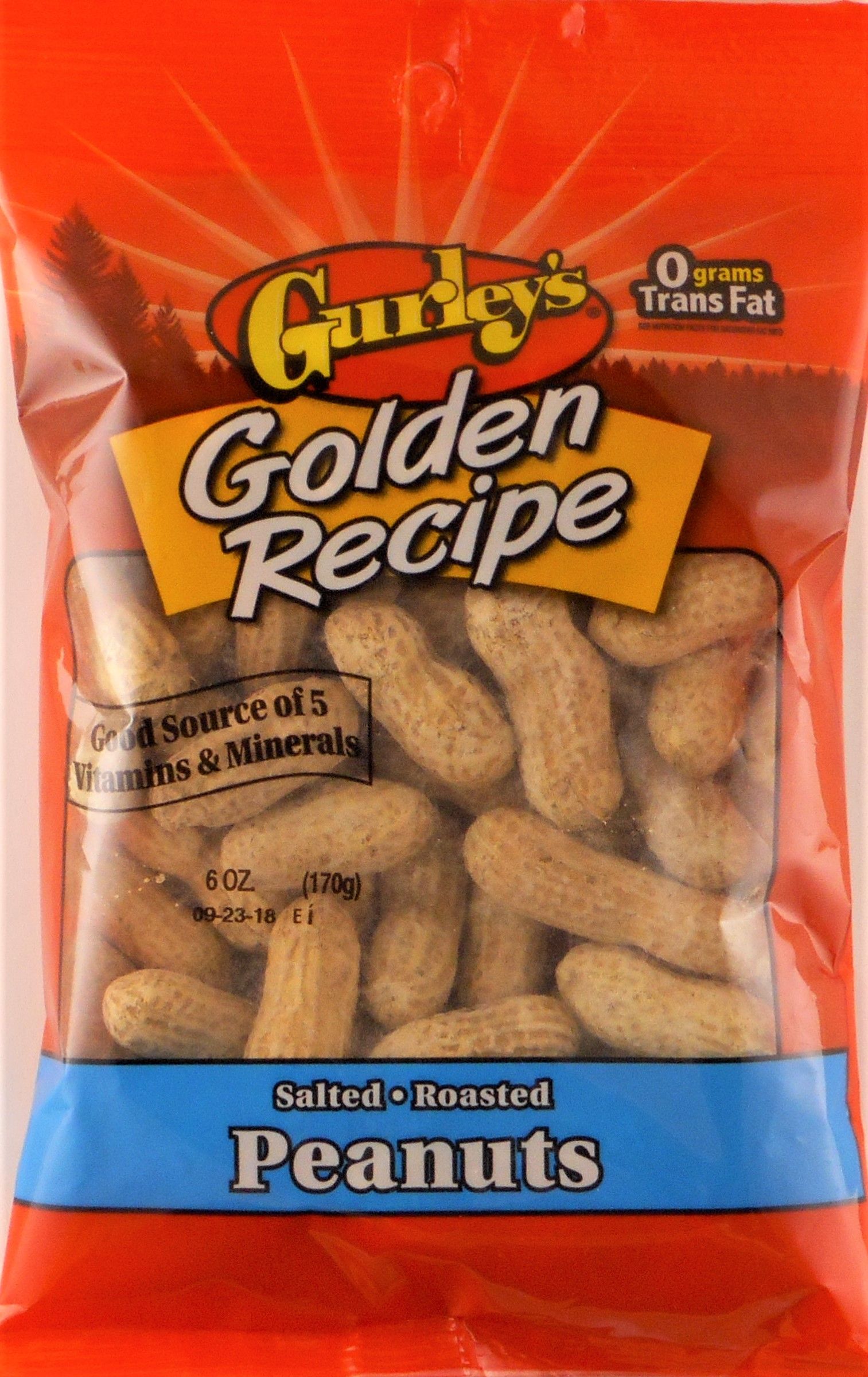 Gurley's Jumbo Salted Peanuts In Shell, 6 Ounce -- 12 Per Case