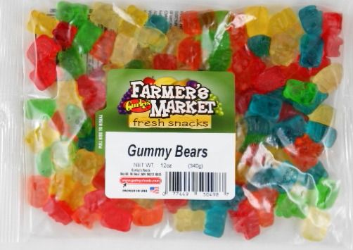 Farmer's Market Gummy Bears, 12 Ounce -- 8 Per Case