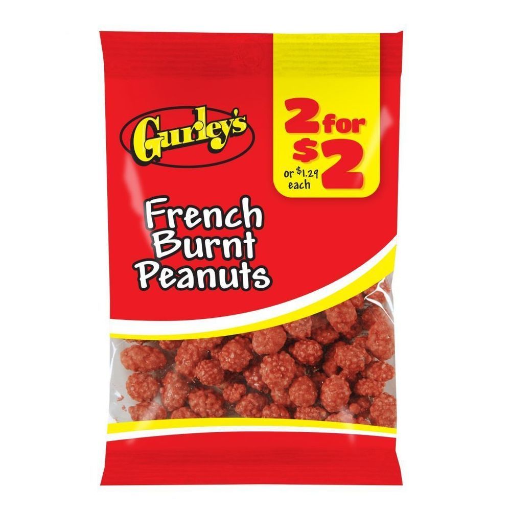 2 For $2 French Burnt Peanuts, 2.25 Count -- 12 Per Case