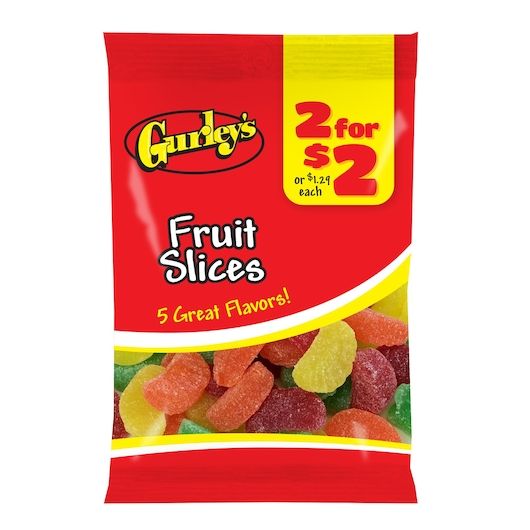 2 For $2 5 Great Flavors Fruit Slices Candy, 4.75 Ounce -- 12 Per Case
