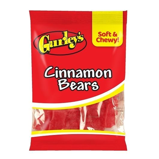 Gurley's Cinnamon Bears Candy, 7 Ounce -- 12 Per Case