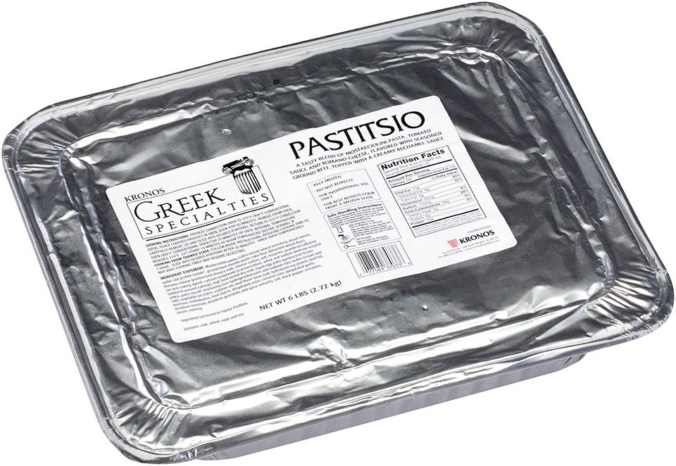 Kronos Frozen Entree Pastitsio, 6 Pound -- 2 Per Case